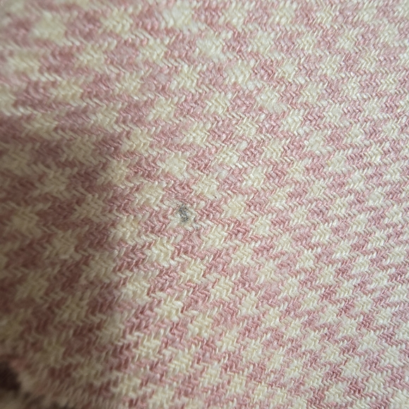 Maus & Hoffman Palm Beach Silk and Linen Pink Houndstooth Blazer‎ Size 8 - Picture 13 of 16